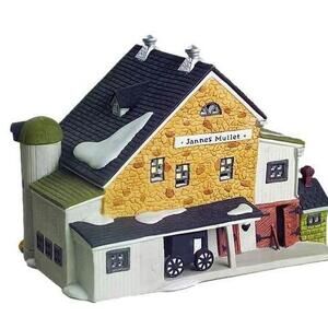 Department 56 Jannes Mullet Amish Barn 59447 New England Village Series